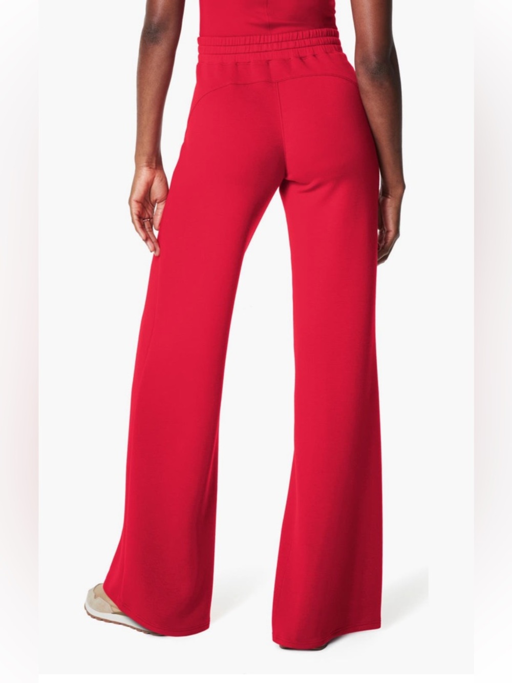 Spanx AirEssentials Wide Leg Pants in Red, size XS, NWOT - Picture 5 of 5